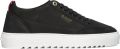 Mason Garments Lage Sneakers Heren Tia Nubuck Zwart - Zwart