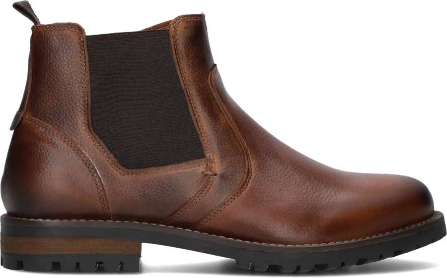 MAZZELTOV Chelsea Boots Heren 550030 Maat: 40 Materiaal: Leer Kleur: Cognac - Foto 5