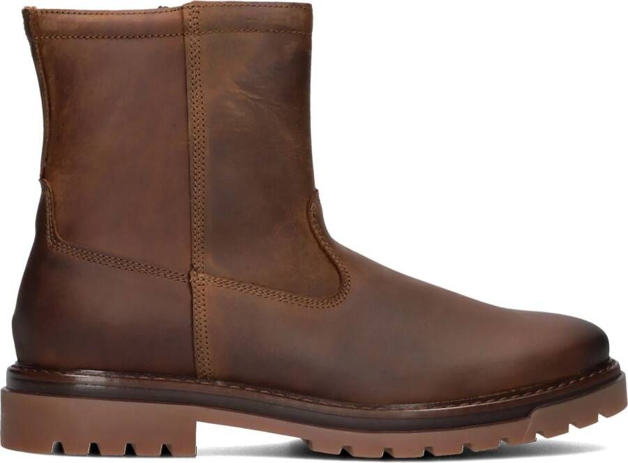 MAZZELTOV Enkelboots Heren 460060 Maat: 40 Materiaal: Leer Kleur: Cognac - Foto 4