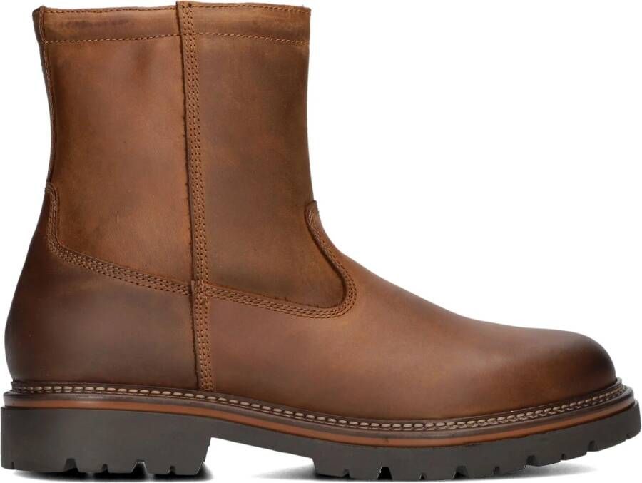 MAZZELTOV Enkelboots Heren 780084 Maat: 47 Materiaal: Leer Kleur: Cognac - Foto 5
