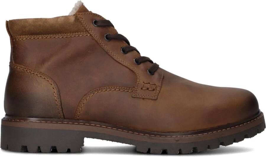 MAZZELTOV Veterboots Heren 700091 Maat: 45 Materiaal: Leer Kleur: Cognac - Foto 5