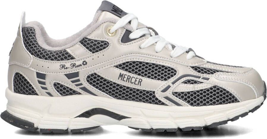 MERCER AMSTERDAM Lage Sneakers Dames The Re-run Champagne Maat: 43 Materiaal: Mesh Kleur: Grijs