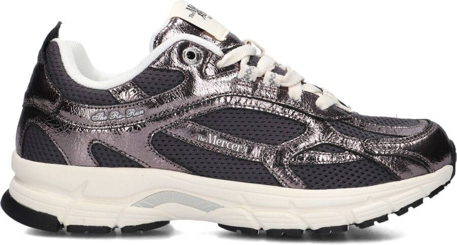 MERCER AMSTERDAM Lage Sneakers Dames The Re-run Cracked Maat: 41 Materiaal: Mesh Kleur: Grijs