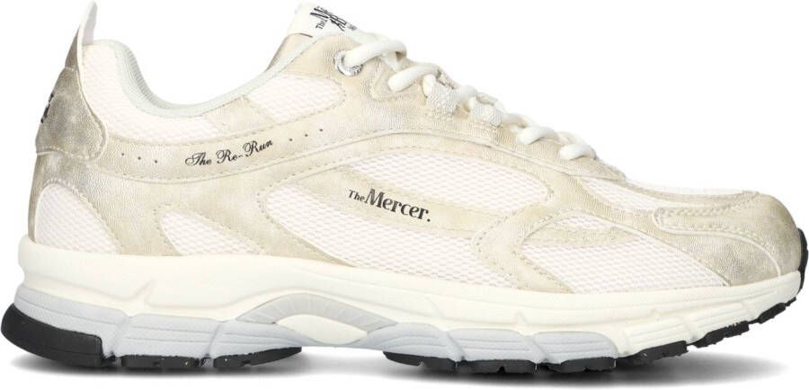 MERCER AMSTERDAM Lage Sneakers Dames The Re-run Metallic Maat: 39 Materiaal: Textiel Kleur: Wit