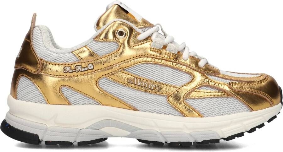 MERCER AMSTERDAM Lage Sneakers Dames The Re-run Pineapple 2.0 Maat: 39 Materiaal: Mesh Kleur: Goud