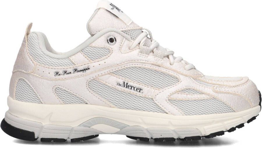 MERCER AMSTERDAM Lage Sneakers Dames The Re-run Pineapple 2.0 Maat: 39 Materiaal: Mesh Kleur: Beige