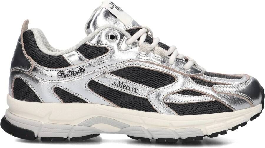 MERCER AMSTERDAM Lage Sneakers Dames The Re-run Pineapple 2.0 Maat: 41 Materiaal: Mesh Kleur: Zilver