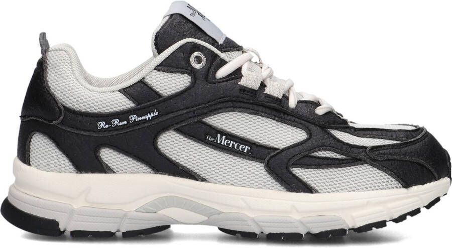 MERCER AMSTERDAM Lage Sneakers Dames The Re-run Pineapple 2.0 Maat: 38 Materiaal: Mesh Kleur: Zwart