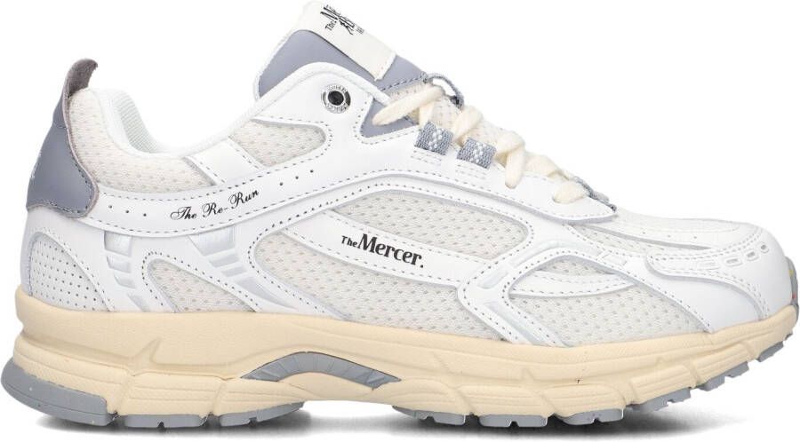 MERCER AMSTERDAM Lage Sneakers Dames The Re-run Vintage Maat: 43 Materiaal: Mesh Kleur: Wit