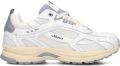 MERCER AMSTERDAM Lage Sneakers Dames The Re-run Vintage Mesh Wit - Wit