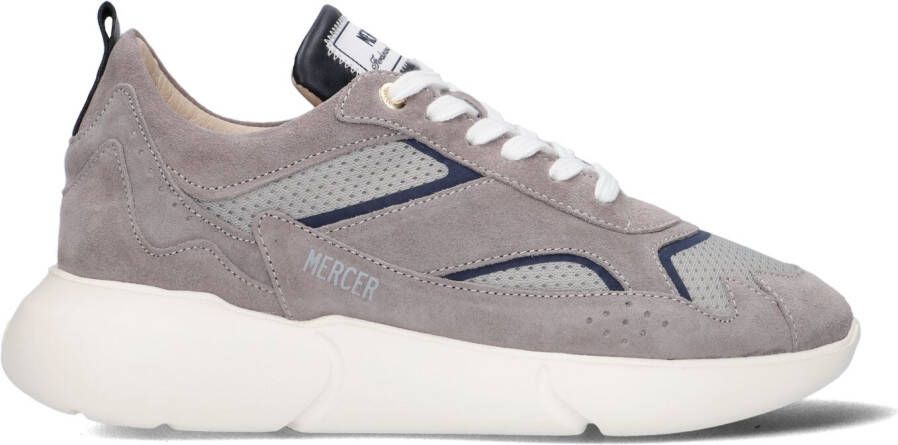 MERCER AMSTERDAM Lage Sneakers Dames W3rd Maat: 37 Materiaal: Leatherlook Kleur: Grijs