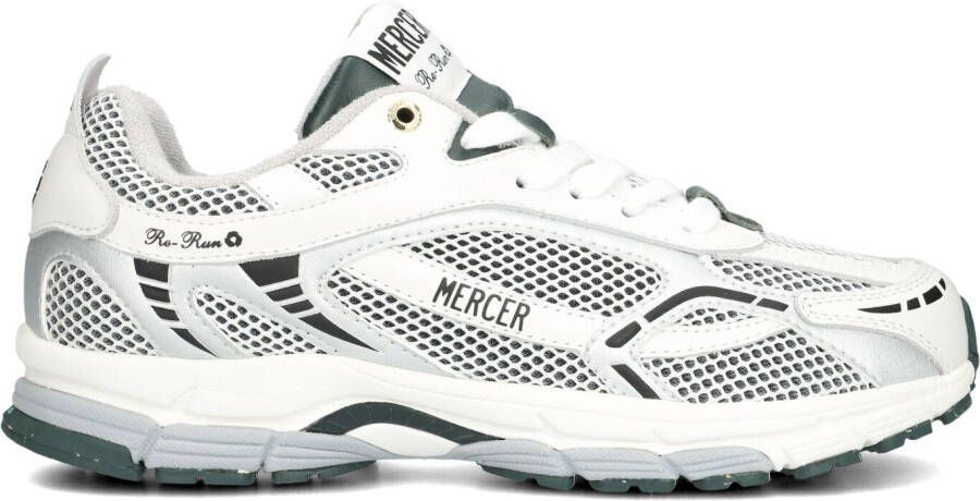 MERCER AMSTERDAM Lage Sneakers Heren Re-run Maat: 45 Materiaal: Leer Kleur: Wit