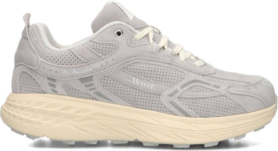 MERCER AMSTERDAM Lage Sneakers Heren The Re-run Max Perforated Maat: 42 Materiaal: Suède Kleur: Grijs