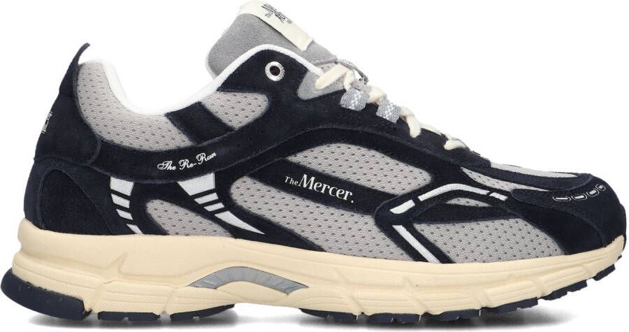 MERCER AMSTERDAM Lage Sneakers Heren The Re-run Vintage M Maat: 41 Materiaal: Mesh Kleur: Blauw