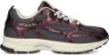 MERCER AMSTERDAM Lage Sneakers Dames The Re-run Cracked Leatherlook - Multicolor