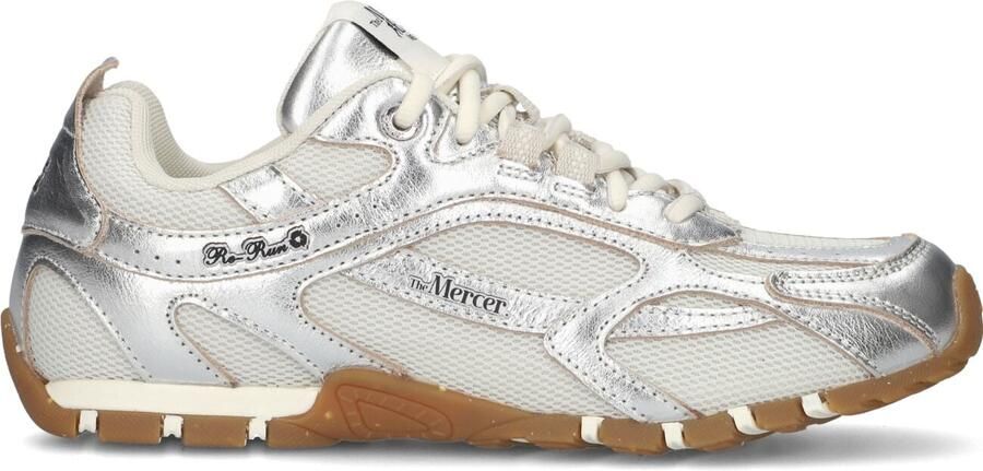 MERCER AMSTERDAM Lage Sneakers Dames The Re-run Drive Maat: 39 Materiaal: Leatherlook Kleur: Zilver - Foto 2