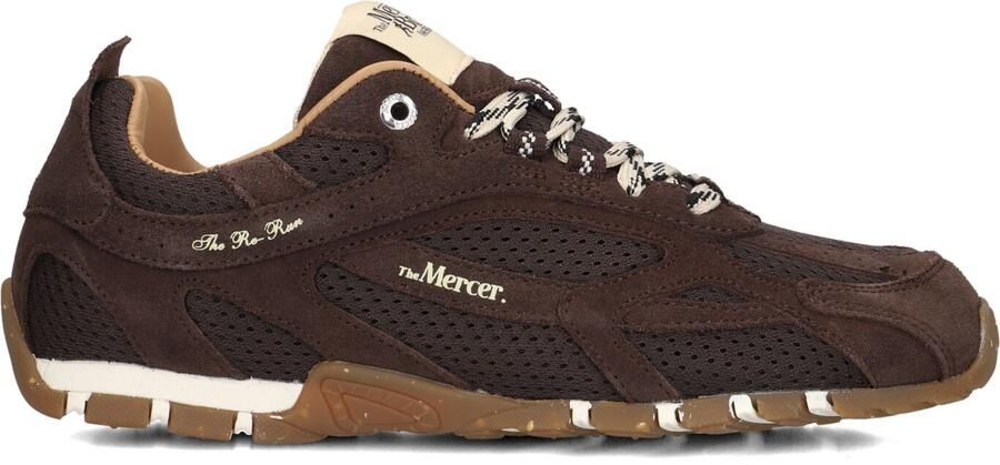 MERCER AMSTERDAM Lage Sneakers Dames The Re-run Drive Maat: 40 Materiaal: Suède Kleur: Bruin