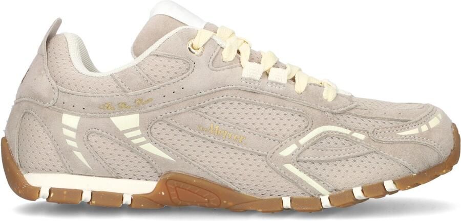 MERCER AMSTERDAM Lage Sneakers Dames The Re-run Drive Maat: 41 Materiaal: Suède Kleur: Beige - Foto 2