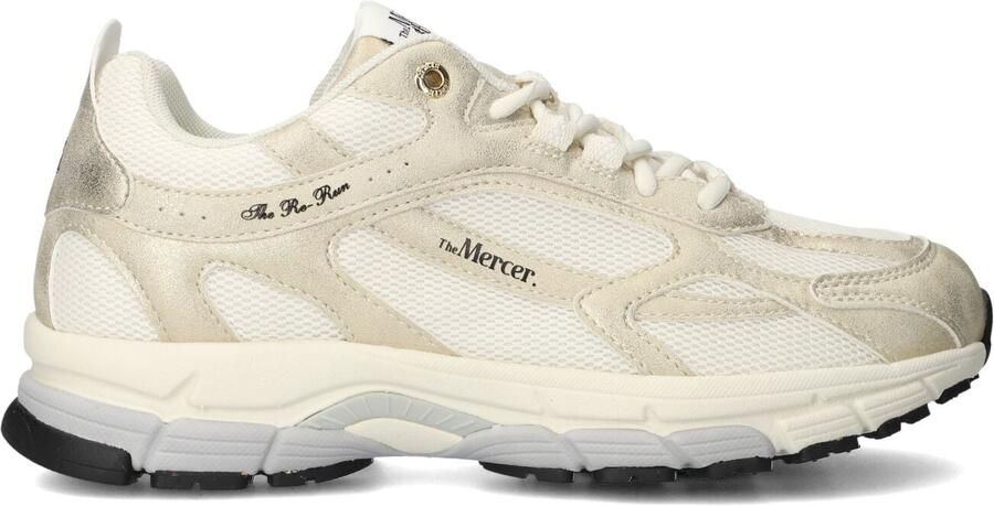 MERCER AMSTERDAM Lage Sneakers Dames The Re-run Metallic Maat: 40 Materiaal: Leer Kleur: Beige - Foto 2