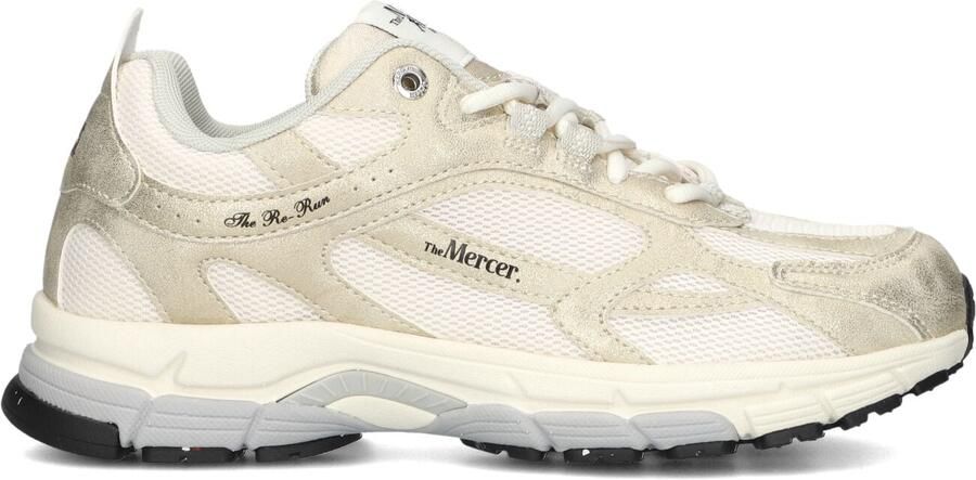 MERCER AMSTERDAM Lage Sneakers Dames The Re-run Metallic Maat: 38 Materiaal: Leatherlook Kleur: Beige
