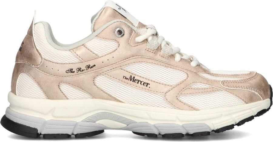 MERCER AMSTERDAM Lage Sneakers Dames The Re-run Metallic Maat: 41 Materiaal: Leatherlook Kleur: Bronskleurig