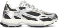 MERCER AMSTERDAM Lage Sneakers Dames The Re-run Pine Leatherlook Zilver - Zilver