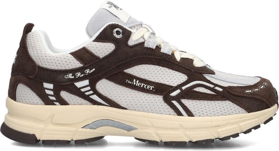 MERCER AMSTERDAM Lage Sneakers Dames The Re-run Vintage Suède Bruin