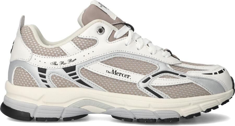 MERCER AMSTERDAM Lage Sneakers Dames The Re-run White Silver Maat: 37 Materiaal: Leatherlook Kleur: Wit - Foto 4