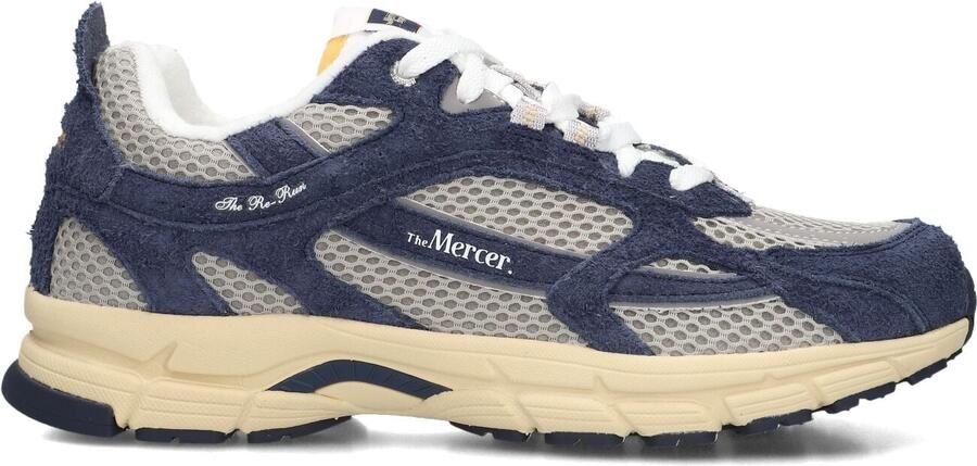 MERCER AMSTERDAM Lage Sneakers Heren The Re-run Americana H Suède Donkerblauw
