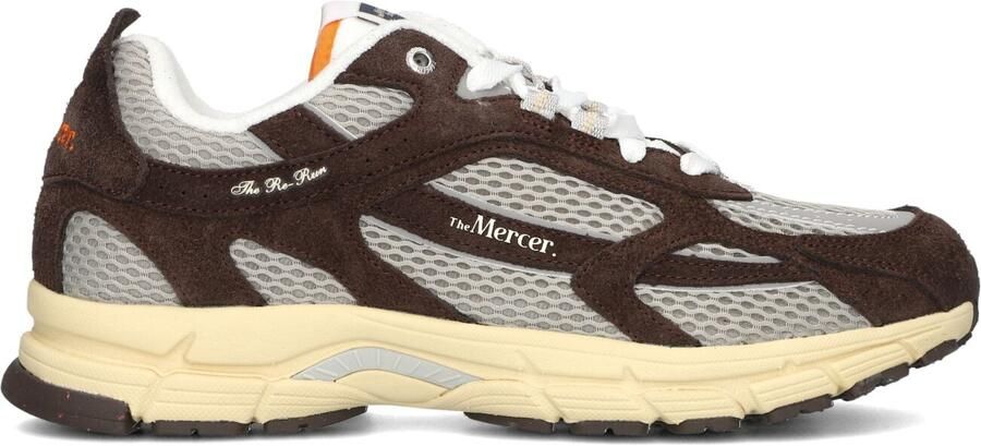 MERCER AMSTERDAM Lage Sneakers Heren The Re-run Americana Maat: 45 Materiaal: Suède Kleur: Bruin