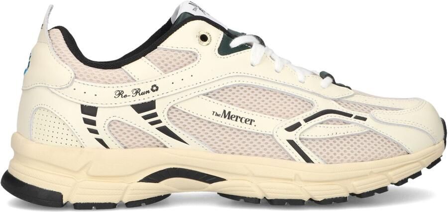 MERCER AMSTERDAM Lage Sneakers Heren The Re-run Classics Leatherlook Beige