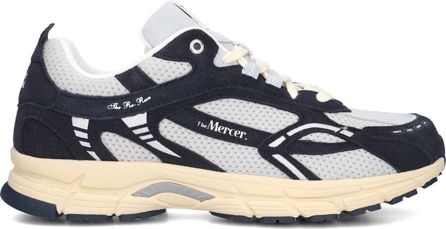 MERCER AMSTERDAM Lage Sneakers Heren The Re-run Vintage M Maat: 42 Materiaal: Suède Kleur: Blauw - Foto 2