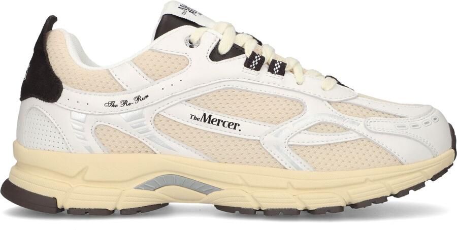 MERCER AMSTERDAM Lage Sneakers Heren The Re-run Vintage M Maat: 40 Materiaal: Leer Kleur: Wit