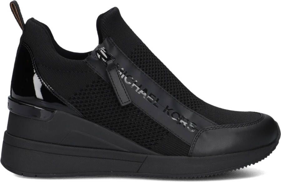 MICHAEL KORS Hoge Sneakers Dames Willis Wedge Trainer Maat: 41 Materiaal: Mesh Kleur: Zwart