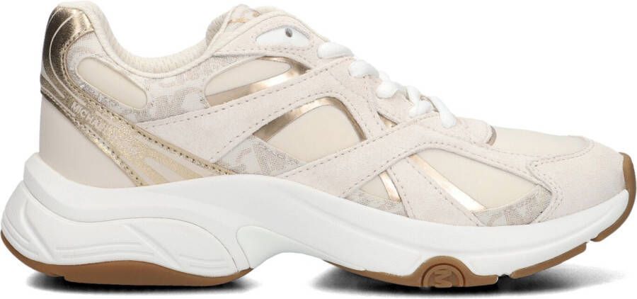 MICHAEL KORS Lage Sneakers Dames Leo Trainer Maat: 37 Materiaal: Suède Kleur: Wit - Foto 4