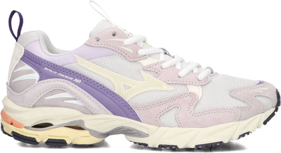 MIZUNO Lage Sneakers Dames Wave Rider 10 Premium Dames Maat: 42 Materiaal: Textiel Kleur: Paars