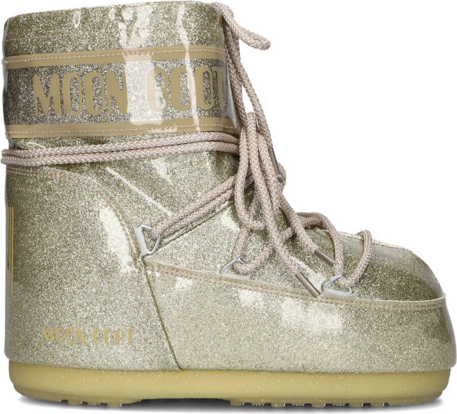 MOON BOOT Snowboots Dames Icon Low Glitter Maat: 39 41 Materiaal: Textiel Kleur: Goud