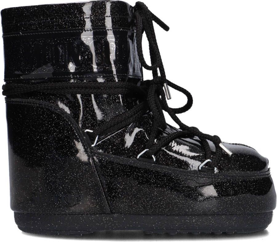 MOON BOOT Snowboots Dames Icon Low Glitter Maat: 39 41 Materiaal: Textiel Kleur: Zwart
