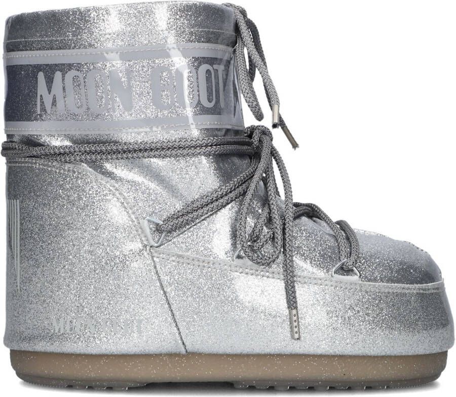 MOON BOOT Snowboots Dames Icon Low Glitter Maat: 39 41 Materiaal: Textiel Kleur: Zilver