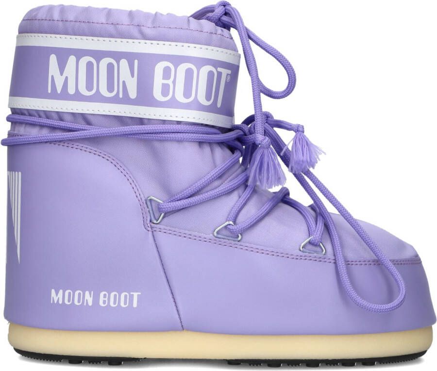 MOON BOOT Snowboots Dames Icon Low Nylon Maat: 35 Materiaal: Textiel Kleur: Paars