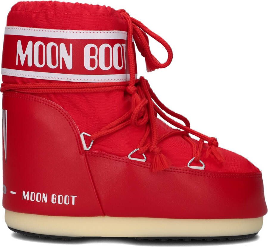 MOON BOOT Snowboots Dames Icon Low Nylon Maat: 36 38 Materiaal: Rubber Kleur: Rood