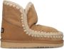 MOU Vachtlaarzen Dames Eskimo 18 Glitter Logo Maat: 39 Materiaal: Suède Kleur: Beige - Thumbnail 5
