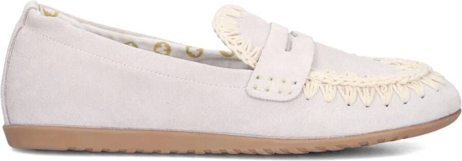 MOU Loafers Dames Bellerina Closed Toe Maat: 40 Materiaal: Suède Kleur: Beige - Foto 4