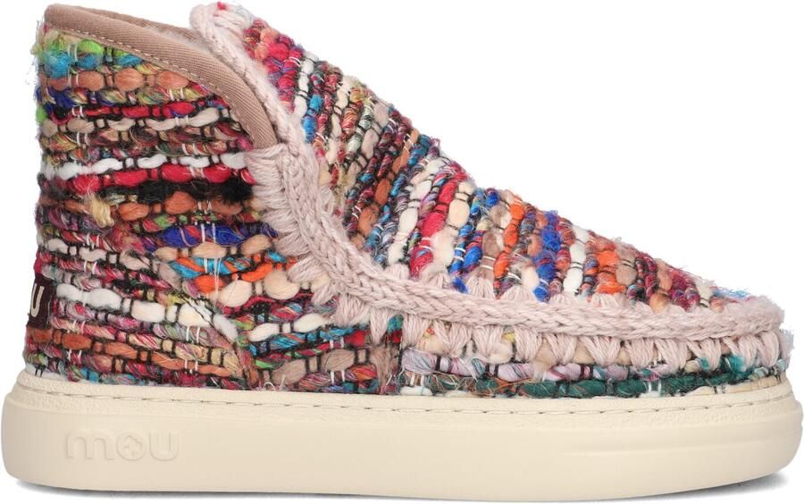 MOU Vachtlaarzen Dames Eskimo Sneaker Bold Text Maat: 37 Materiaal: Textiel - Foto 4
