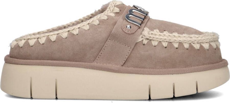 MOU Instappers Dames Bounce Clog Maat: 40 Materiaal: Suède Kleur: Beige - Foto 14