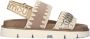 MOU Sandalen Dames New Bio Sandal Maat: 37 Materiaal: Suède Kleur: Beige - Thumbnail 5