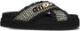 MOU Slippers Dames Criss-cross Maat: 37 Materiaal: Textiel Kleur: Zwart - Thumbnail 3