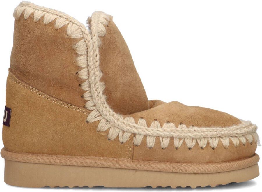MOU Vachtlaarzen Dames Eskimo 18 Glitter Logo Maat: 37 Materiaal: Suède Kleur: Beige