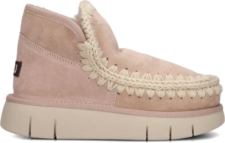MOU Vachtlaarzen Dames Eskimo Bounce Sneaker Maat: 39 Materiaal: Suède Kleur: Beige - Foto 7