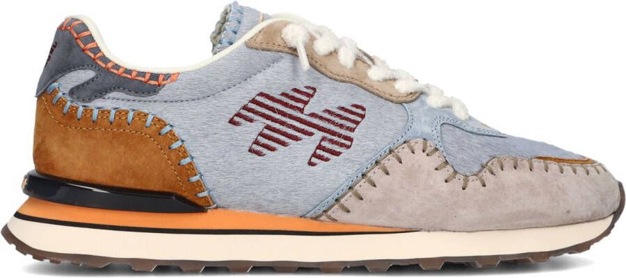 MRP Lage Sneakers Dames Amsterdam 06uphs Maat: 41 Materiaal: Ponyhair Kleur: Blauw - Foto 2